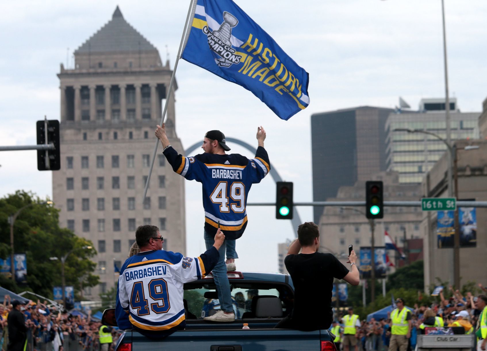 Scenes from Blues Stanley Victory Parade